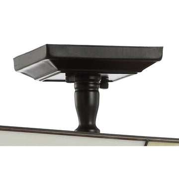 Juliana 15.7" Tiffany Style Glass/Metal LED Semi - JONATHAN Y
